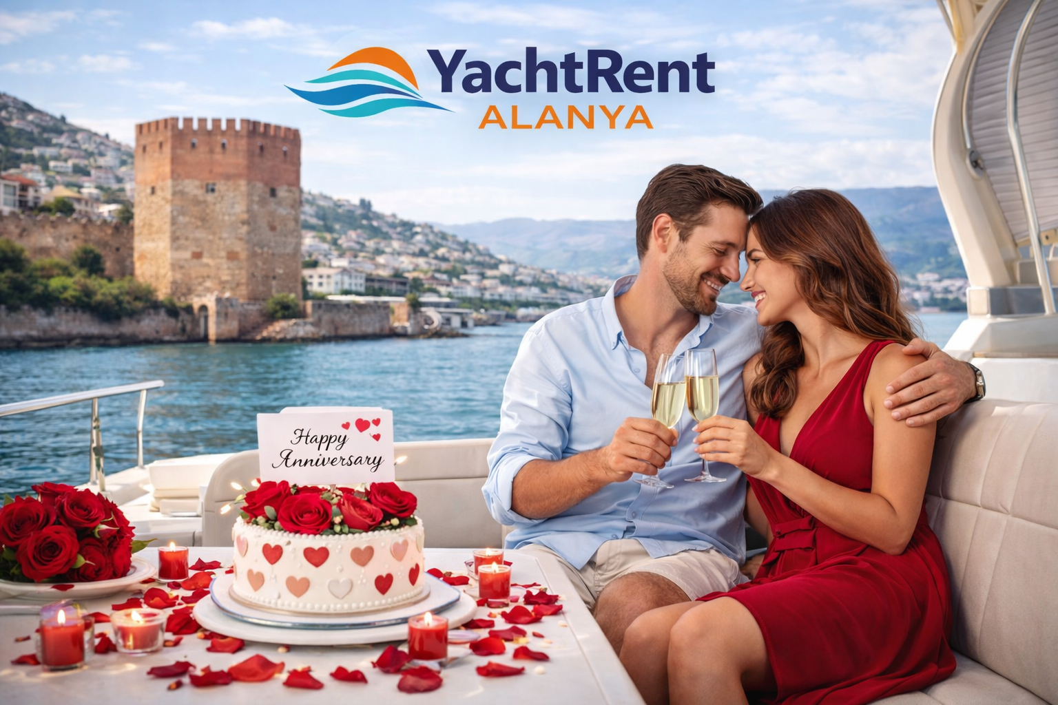 Wedding Anniversary on Yacht