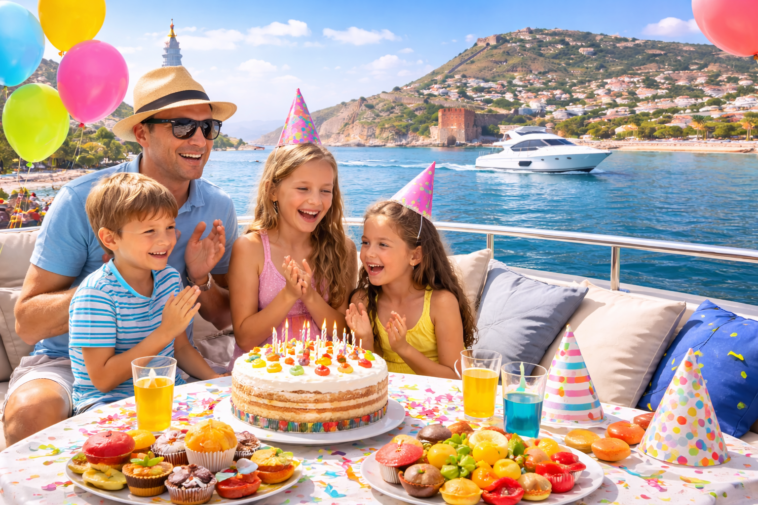 Family-Friendly Yacht Rental in Alanya Clean, Safe and Comfortable Yachts for Families with Children
